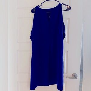 Blue Adrianna Papell dress